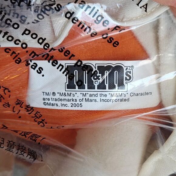 Vintage 2005 M&M's Star Wars Plush Lot Orange Character Jedi Sith 13" New Sealed - Picture 12 of 14